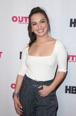 ISABELLA GOMEZ at Queering the Script Screening at Outfest Lgbtq Film Festival in Los Angeles 07/20/2019