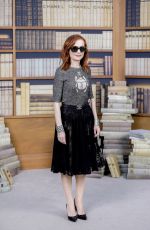 ISABELLE HUPPERT at Chanel Haute Couture Fall/Winter 2019/2020 Collection Show in Paris 07/02/2019