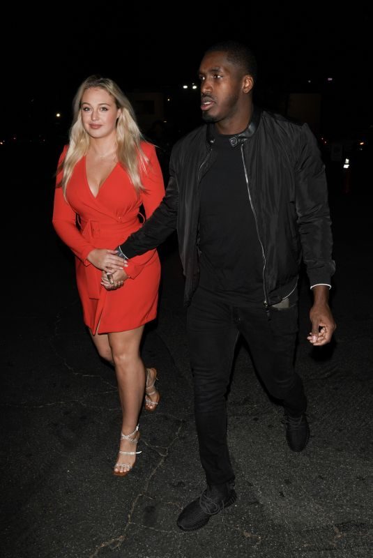 ISKRA LAWRENCE and Philip Payne Night Out in Hollywood 07/09/2019