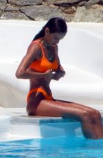 IZABEL GOULART in Bikini at a Pool on Mykonos Island 06/29/2019