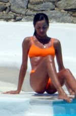 IZABEL GOULART in Bikini at a Pool on Mykonos Island 06/29/2019