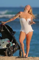 JENNA JAMESON in Swimsuit on the Beach in Hawaii 06/30/2019