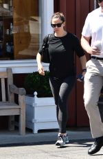 JENNIFER GARNER Leaves Malibu Country Mart in Brentwood 07/24/2019