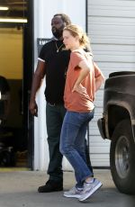 JENNIFER LAWRENCE on the Set of Untitled Soldier Project in New Orleans 07/22/2019