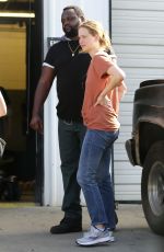 JENNIFER LAWRENCE on the Set of Untitled Soldier Project in New Orleans 07/22/2019