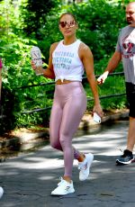 JENNIFER LOPEZ in Tights Out in New York 07/12/2019