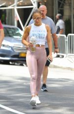 JENNIFER LOPEZ in Tights Out in New York 07/12/2019