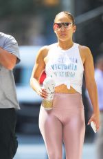JENNIFER LOPEZ in Tights Out in New York 07/12/2019