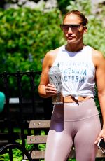 JENNIFER LOPEZ in Tights Out in New York 07/12/2019