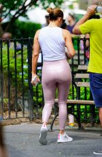 JENNIFER LOPEZ in Tights Out in New York 07/12/2019