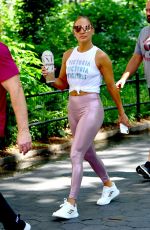 JENNIFER LOPEZ in Tights Out in New York 07/12/2019