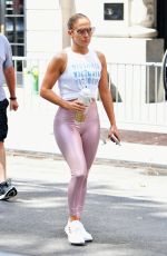 JENNIFER LOPEZ in Tights Out in New York 07/12/2019