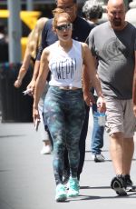 JENNIFER LOPEZ Leaves a Gym in New York 07/19/2019