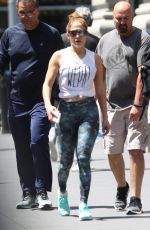 JENNIFER LOPEZ Leaves a Gym in New York 07/19/2019