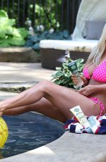 JENNY MCCARTHY in Bikini at a Pool in Los Angeles 07/17/2019