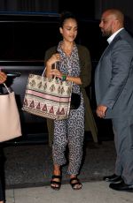 JESSICA ALBA Arrives at Her Hotel in New York 07/15/2019