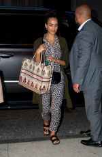 JESSICA ALBA Arrives at Her Hotel in New York 07/15/2019