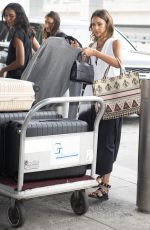 JESSICA ALBA at JFK Airport in New York 07/17/2019