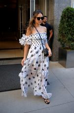 JESSICA ALBA Leaves Edition Hotel in New York 07/15/2019