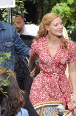 JESSICA CHASTAIN and SEBASTIAN STAN on the Set of 355 in Paris 07/10/2019