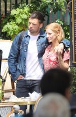 JESSICA CHASTAIN and SEBASTIAN STAN on the Set of 355 in Paris 07/10/2019