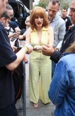 JESSICA CHASTAIN Arrives at Comic-con in San Diego 07/17/2019