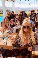 JESSICA SIMPSON at a Pool Party - Instagram Pictures 07/10/2019