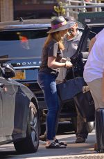 JODIE COMER Leaves Her Hotel in New York 07/09/2019