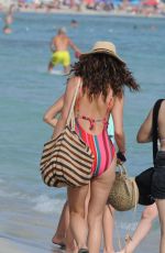 JUANA ACOSTA in Swimsuit at a Beach in Ibiza 07/01/2019