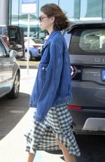 KAIA GERBER Arrives at Fiumicino Airport in Rome 07/04/2019