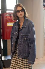 KAIA GERBER Arrives at Fiumicino Airport in Rome 07/04/2019