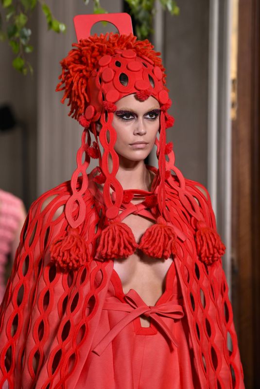 KAIA GERBER at Valentino Runway Show in Paris 07/03/2019