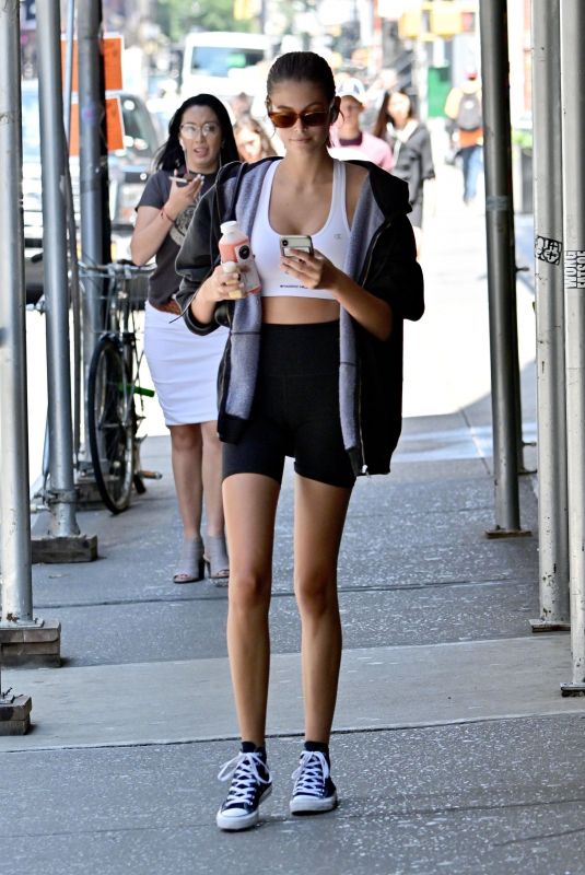 KAIA GERBER Out and About in New York 07/24/2019