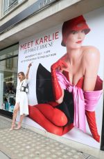 KARLIE KLOSS Arrives at Vogue August Issue Live Signing in London 07/17/2019