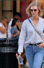 KARLIE KLOSS Out for Ddinner in New York 07/13/2019