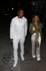 KARRUECHE TRAN and Victor Cruz at Nice Guy in West Hollywood 07/10/2019
