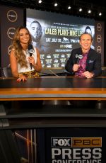 KATE ABDO at PBC on Fox Fight Night Final Press Conference in Las Vegas 07/18/2019