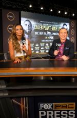 KATE ABDO at PBC on Fox Fight Night Final Press Conference in Las Vegas 07/18/2019