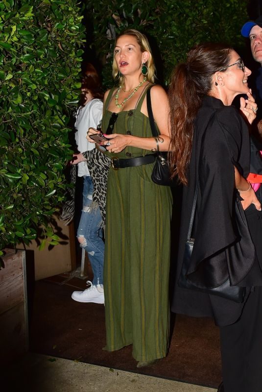 KATE HUDSON Night Out in Santa Monica 07/26/2019