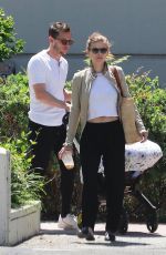 KATE MARA and Jamie Bell Out in Burbank 07/15/2019