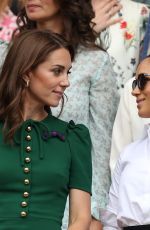 KATE MIDDLETON and MEGHAN MARKLE at Wimbledon 2019 Tennis Championships Women