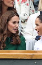 KATE MIDDLETON and MEGHAN MARKLE at Wimbledon 2019 Tennis Championships Women