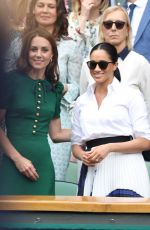 KATE MIDDLETON and MEGHAN MARKLE at Wimbledon 2019 Tennis Championships Women