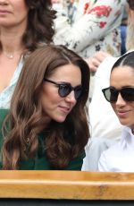 KATE MIDDLETON and MEGHAN MARKLE at Wimbledon 2019 Tennis Championships Women