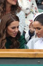 KATE MIDDLETON and MEGHAN MARKLE at Wimbledon 2019 Tennis Championships Women