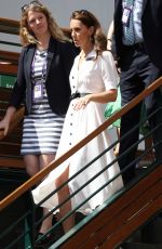 KATE MIDDLETON at Wimbledon Tennis Championships in London 07/02/2019