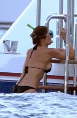 KATHARINE MCPHEE in Bikini at a Yacht in Capri 07/02/2019