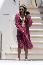 KATHARINE MCPHEE in Bikini at a Yacht in Capri 07/02/2019