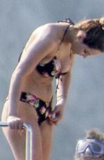 KATHARINE MCPHEE in Bikini on a Yacht in Capri 07/03/2019