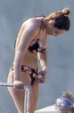 KATHARINE MCPHEE in Bikini on a Yacht in Capri 07/03/2019